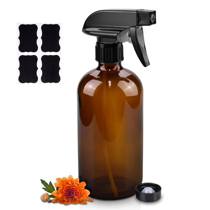 Worldgsb 16oz glass spray bottle with adjustable nozzle