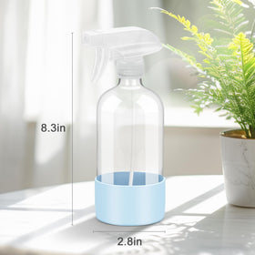 Worldgsb Glass Spray Bottle 16 oz wide mouth opening for easy refilling