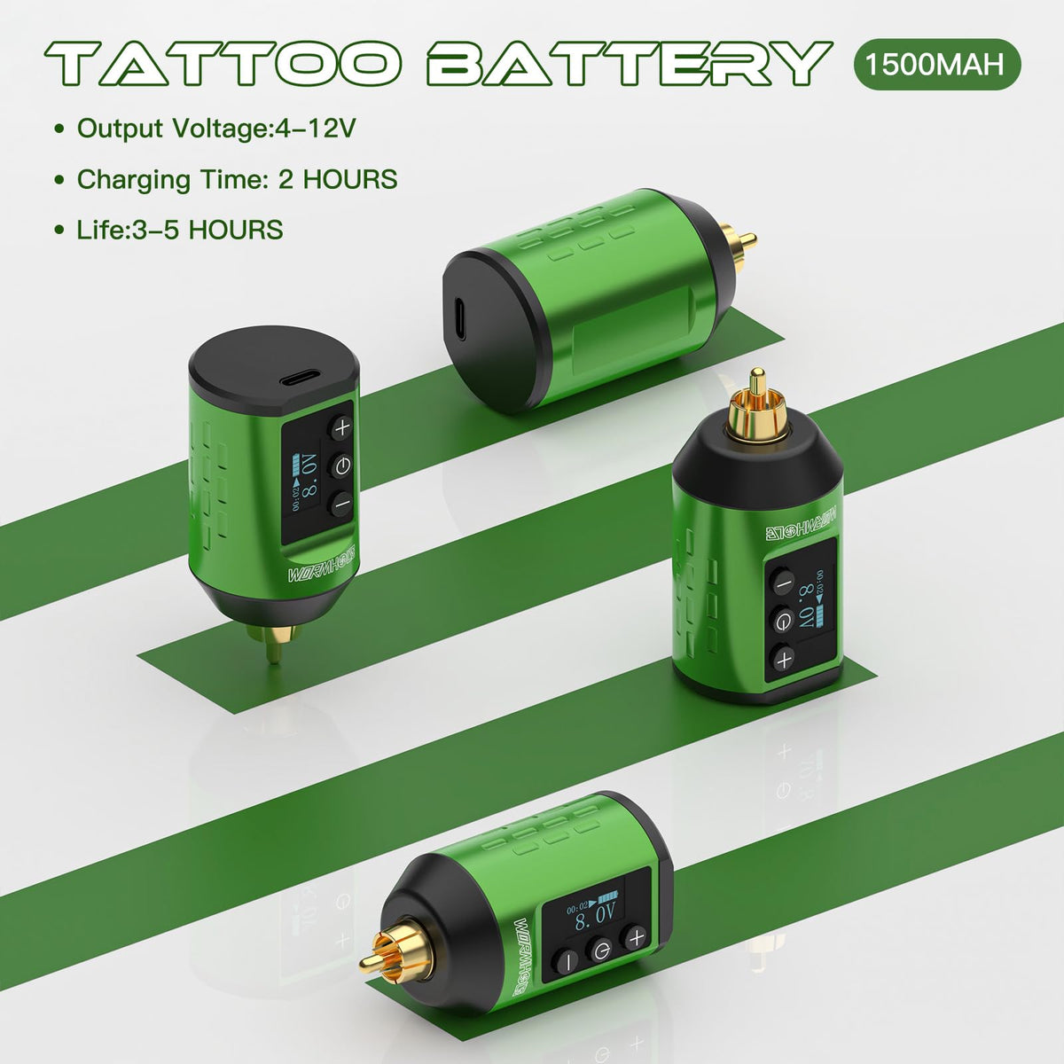 Wormhole Tattoo Gun Kit with manual and accessories