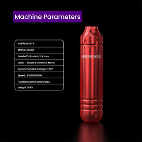 Wormhole Tattoo Kit accessories including needles and power supply