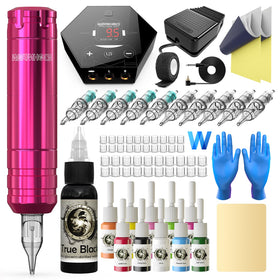 Wormhole Tattoo Kit complete set including rotary machine and accessories