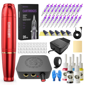 Wormhole Tattoo Kit complete set with tattoo pen and supplies