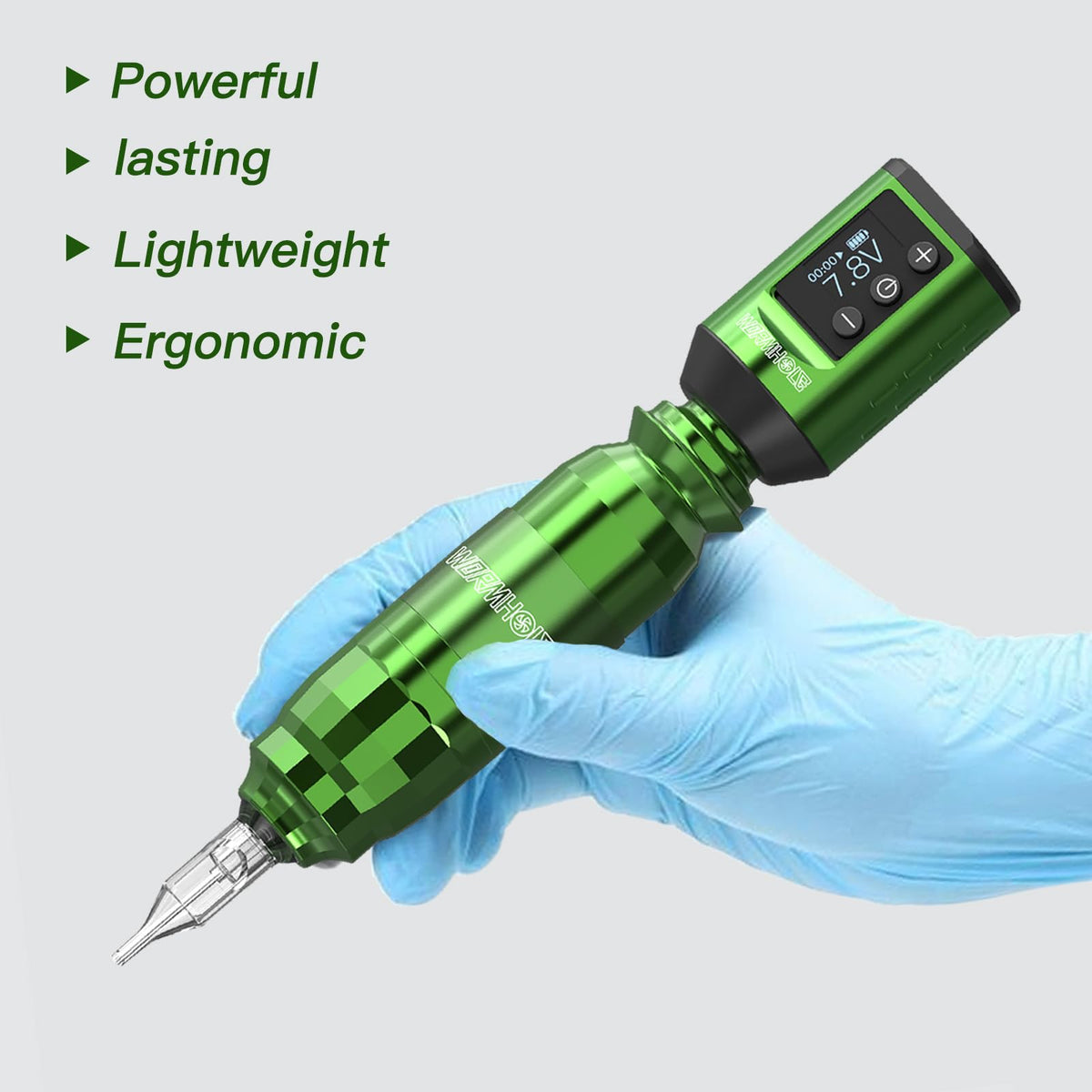 Wormhole Tattoo pen with ergonomic design for comfort