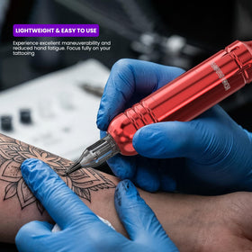 Wormhole Tattoo rotary machine and power supply setup