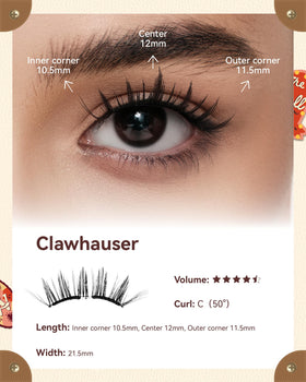 WOSADO Clawhauser lashes in packaging