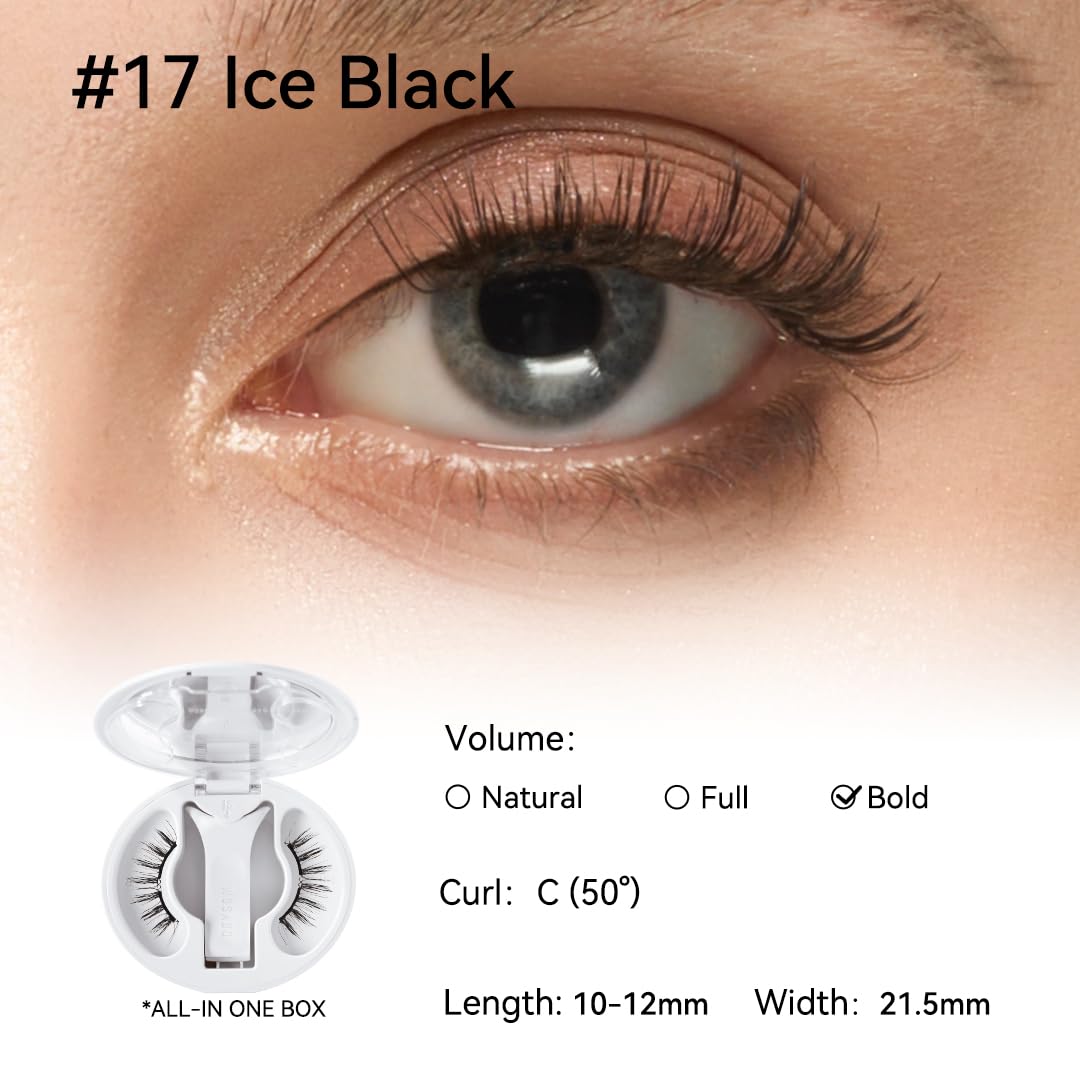 WOSADO Magnetic Eyelashes close-up with applicator