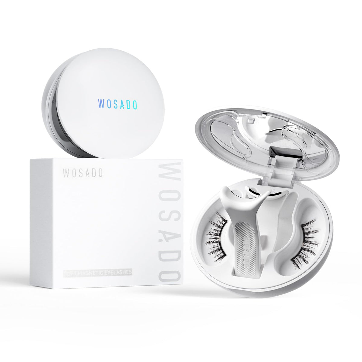WOSADO Magnetic Eyelashes Kit V10 Ultra Black front view