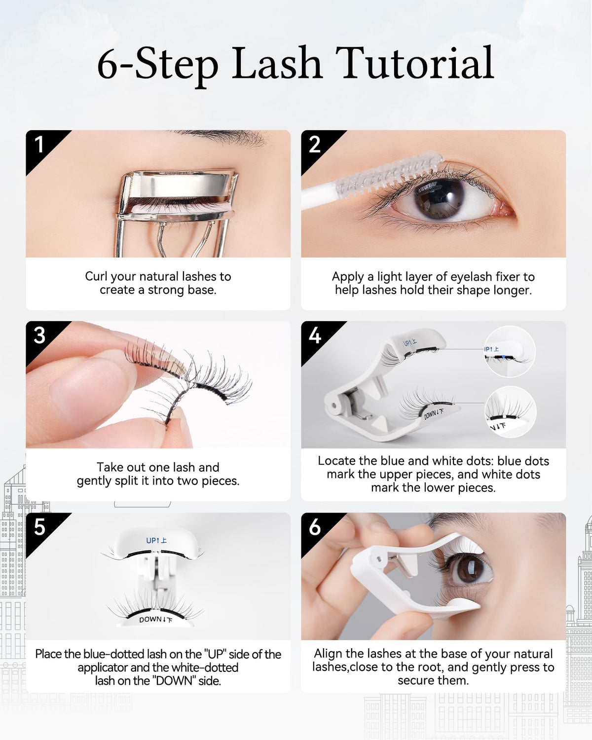 WOSADO Magnetic Eyelashes lightweight texture