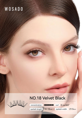 WOSADO Magnetic Eyelashes on model's eyes