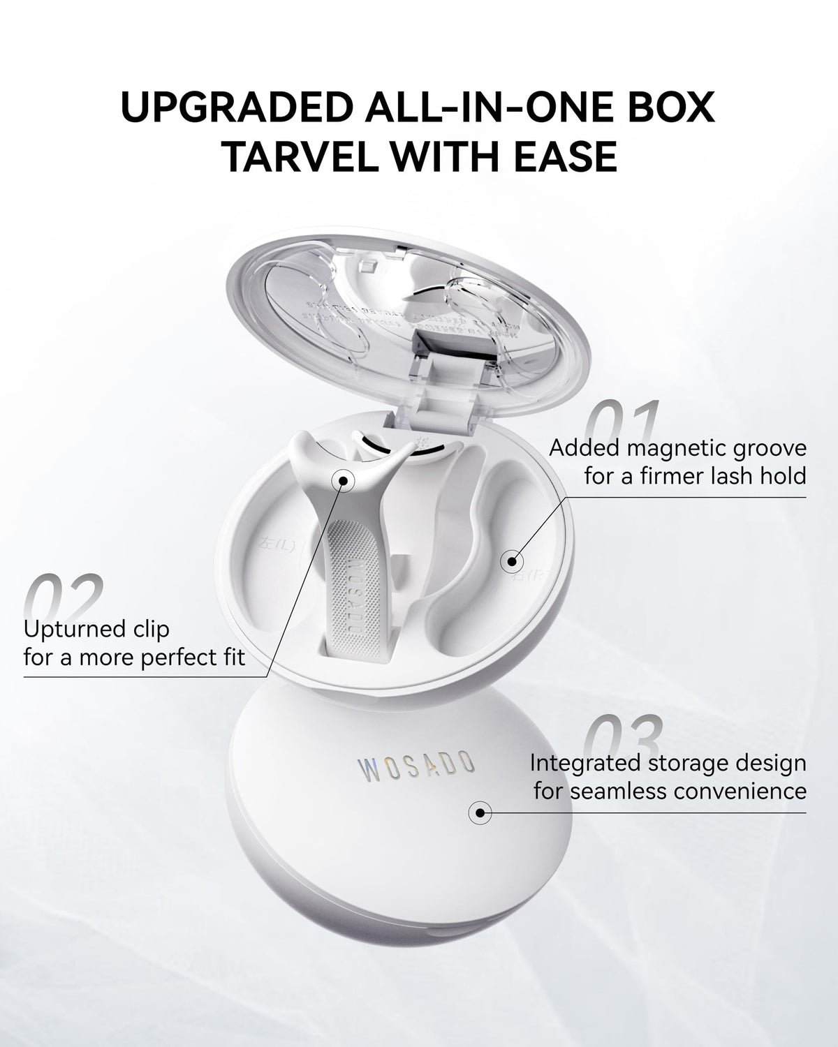 WOSADO Magnetic Eyelashes reusable feature