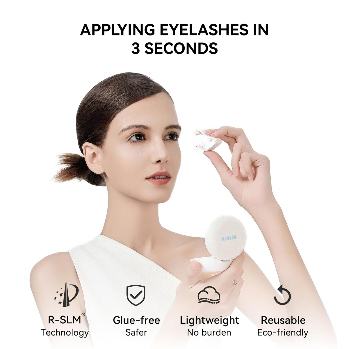 WOSADO Magnetic Eyelashes reusable features