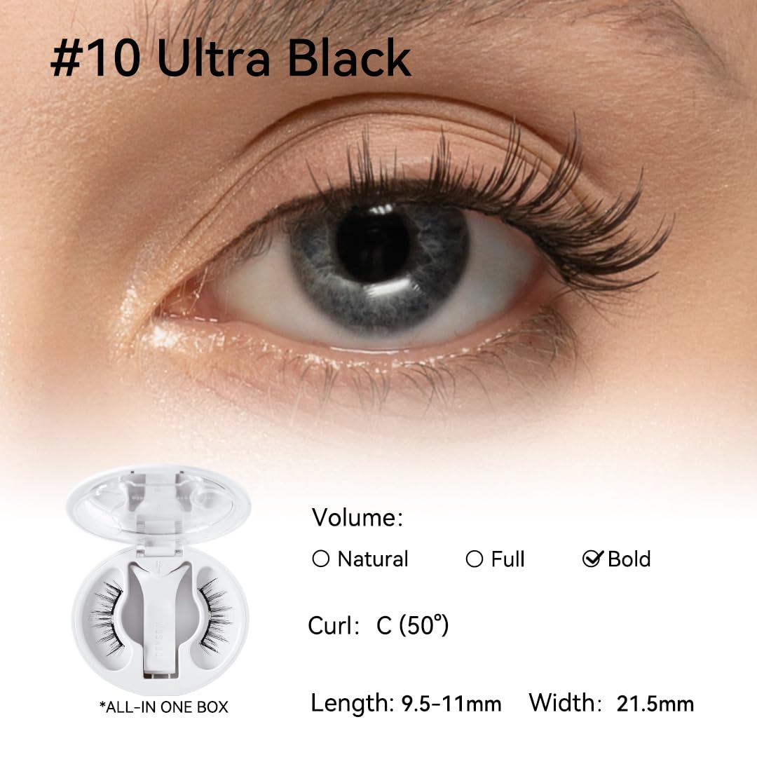 WOSADO Magnetic Eyelashes with applicator and packaging