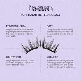 WOSADO magnetic eyelashes with applicator in hand
