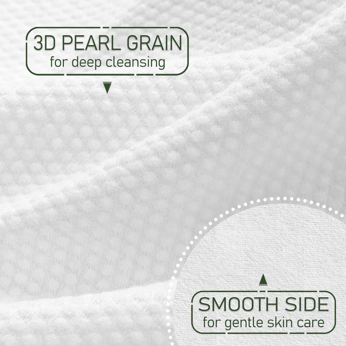 WOWOTEX Bamboo Rayon Disposable Face Towels in a bathroom setting