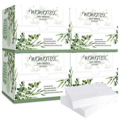 WOWOTEX Disposable Face Towel Biodegradable front view