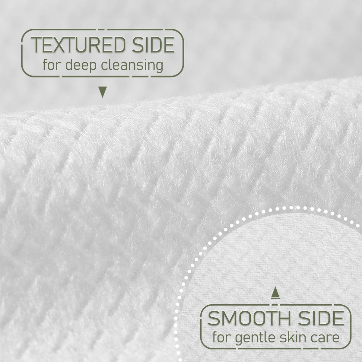 WOWOTEX Disposable Face Towels in a travel bag