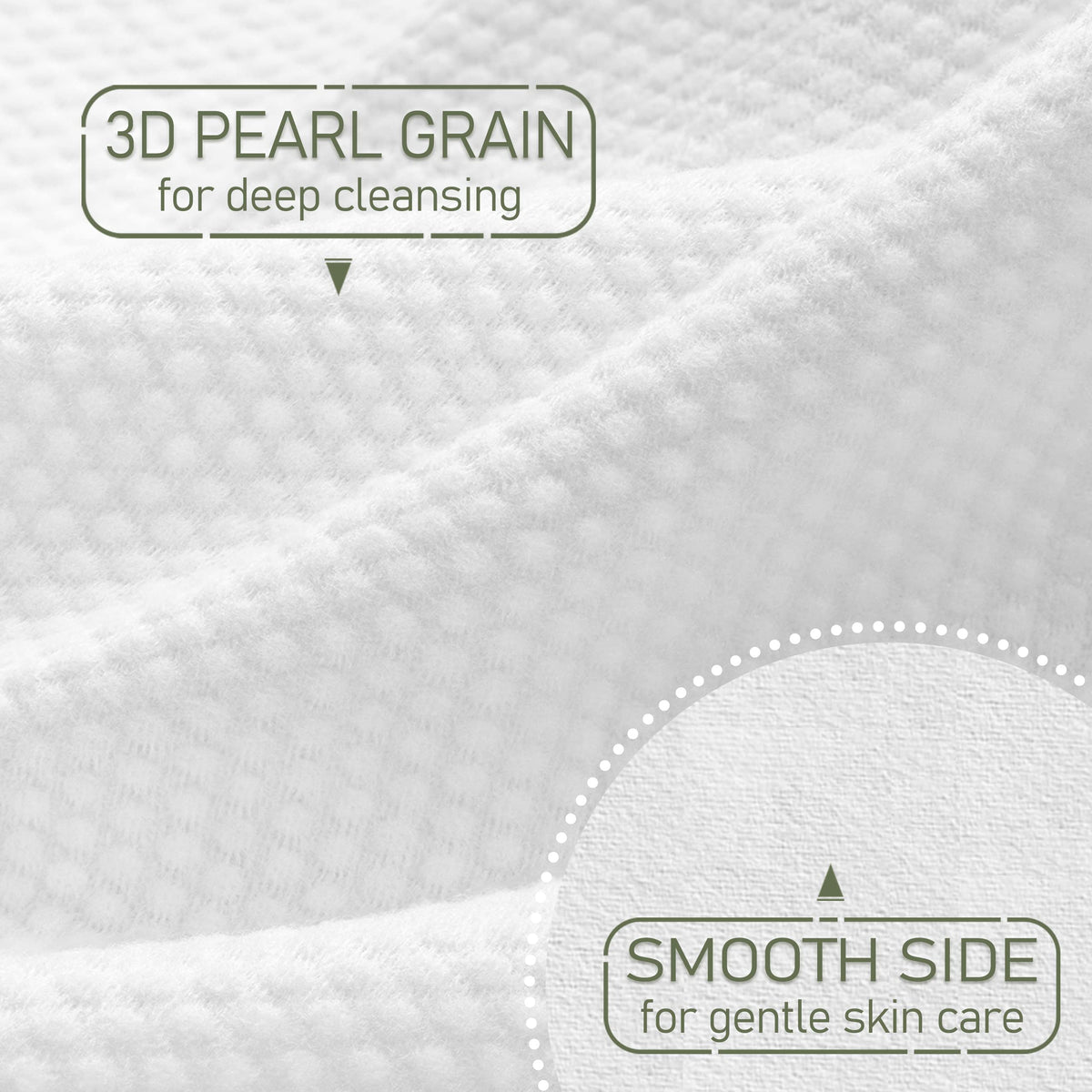 WOWOTEX face towel close-up showing soft texture
