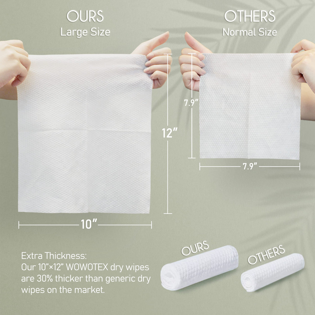 WOWOTEX face towels in use for make-up removal