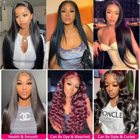 WOWQUEEN 10A Brazilian Straight Hair Bundles length comparison