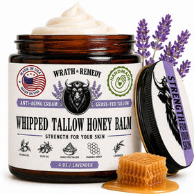 Wrath & Remedy Organic Beef Tallow Whipped Honey Balm front view