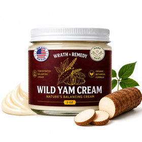 Wrath & Remedy Wild Yam Cream 2 OZ front view
