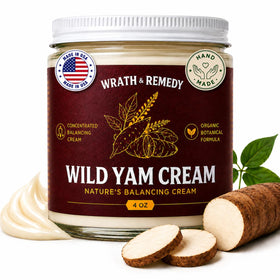 Wrath & Remedy Wild Yam Cream 4 OZ jar front view