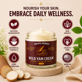 Wrath & Remedy Wild Yam Cream packaging side view