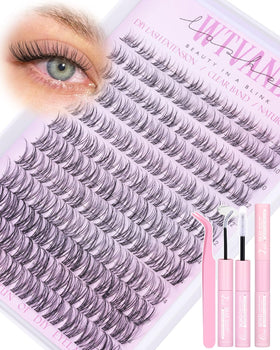 wtvane Eyelash Clusters Kit Venus 8-16mm front view
