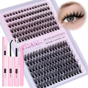 Wtvane Fairy Lash Clusters Kit packaging with 192 individual lashes