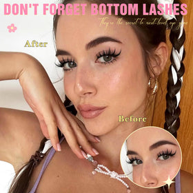 wtvane lash clusters displayed on makeup table