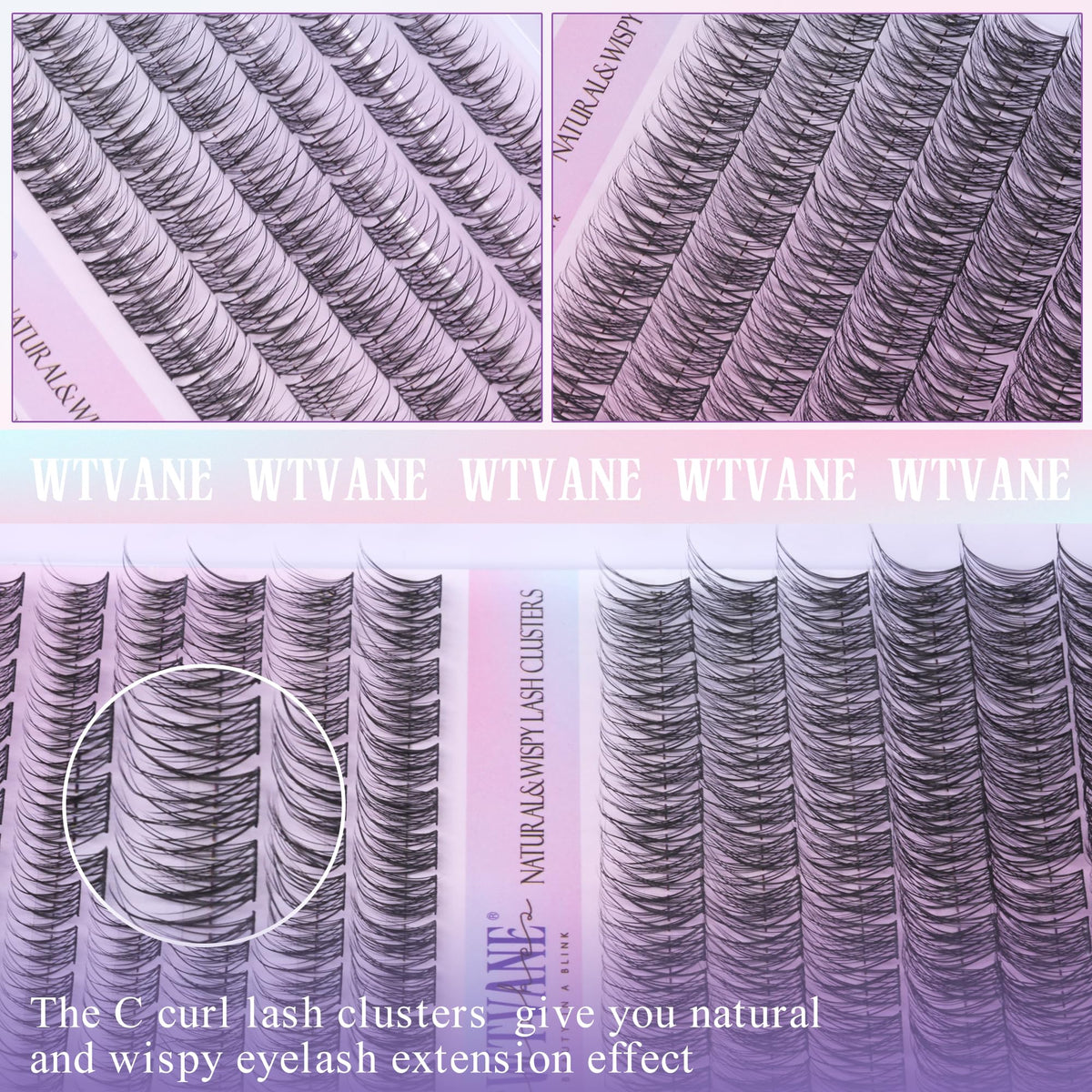 Wtvane lash clusters kit packaging