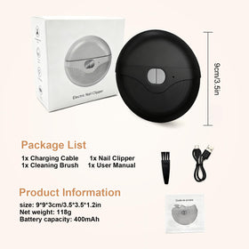 Wudmew Electric Nail Clipper demonstrating high power setting