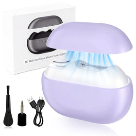 Wudmew Electric Nail Clippers front view with LED light