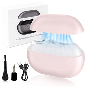 Wudmew Electric Nail Clippers front view with LED light