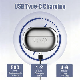 Wudmew Electric Nail Clippers in use on fingernails