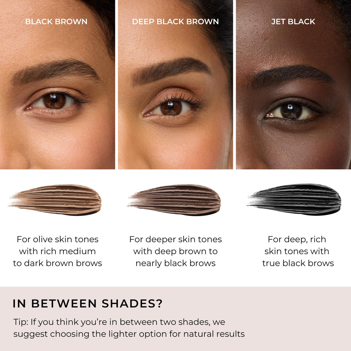 WUNDERBROW Eyebrow Gel Black/Brown texture close-up