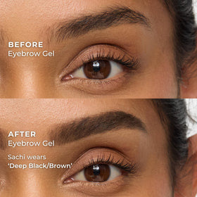 WUNDERBROW Eyebrow Gel deep black/brown shade swatch