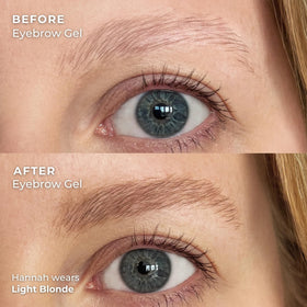 WUNDERBROW Eyebrow Gel Light Blonde with double-ended brush