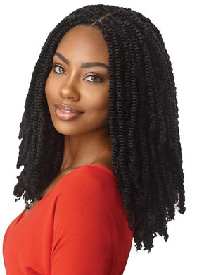 x-pression Twisted Up 24-inch Springy Afro Twist close-up of texture