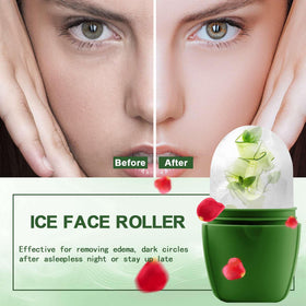 XHJRI Ice Face Roller with ergonomic handle design
