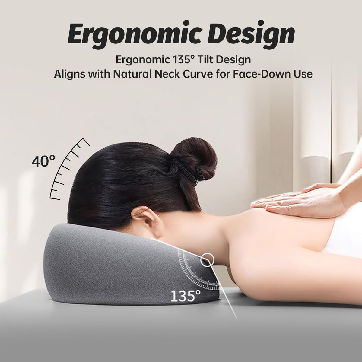 xiaomubiao Face Down Pillow on massage table