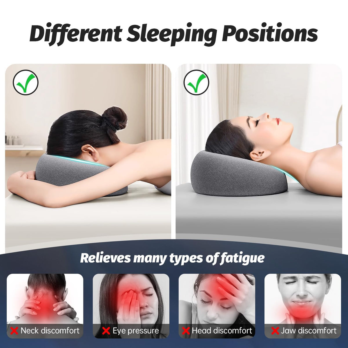 xiaomubiao Face Down Pillow with removable cover