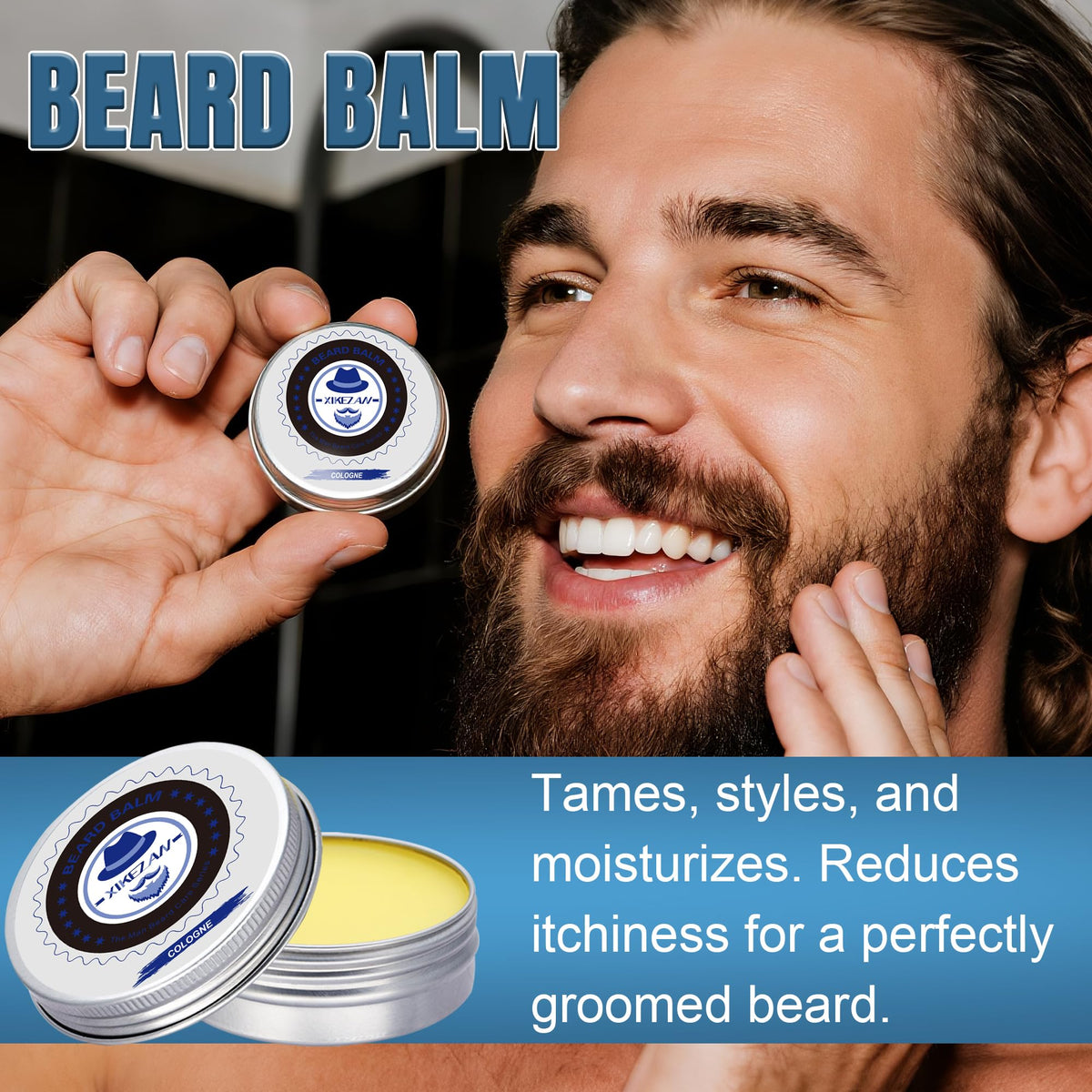 XIKEZAN Beard Conditioner bottle with label