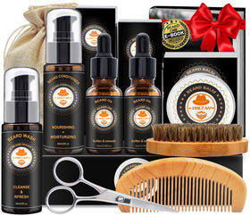 XIKEZAN Beard Kit complete set with wash, oil, and tools
