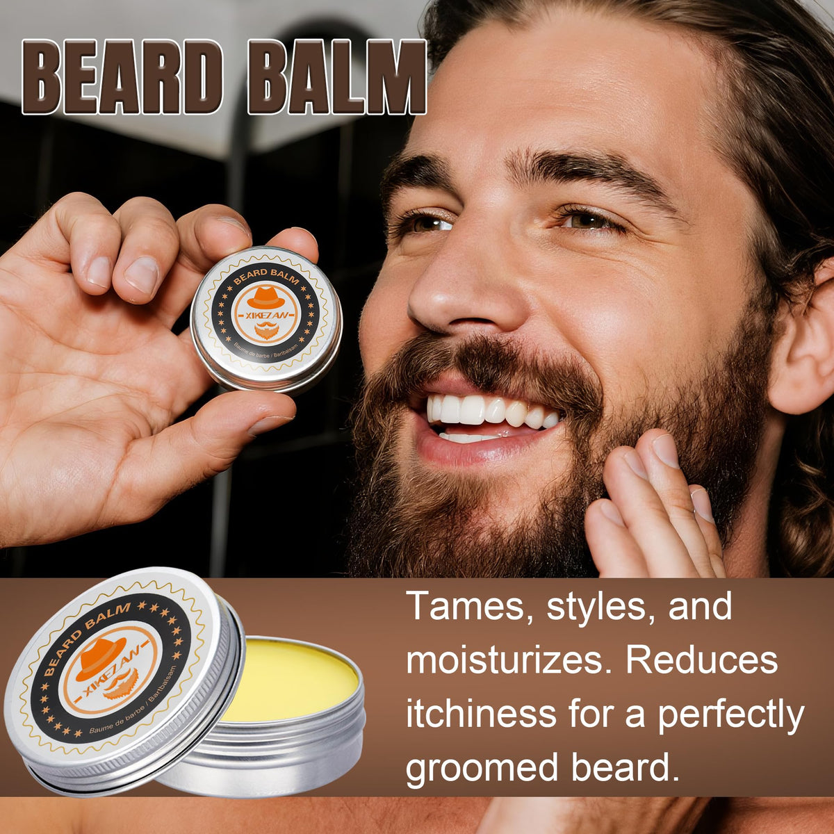 XIKEZAN Beard Kit e-book with grooming tips