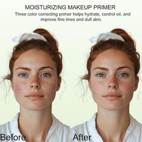 Xiuxixu Face Primer 3-in-1 SPF 50 application on skin