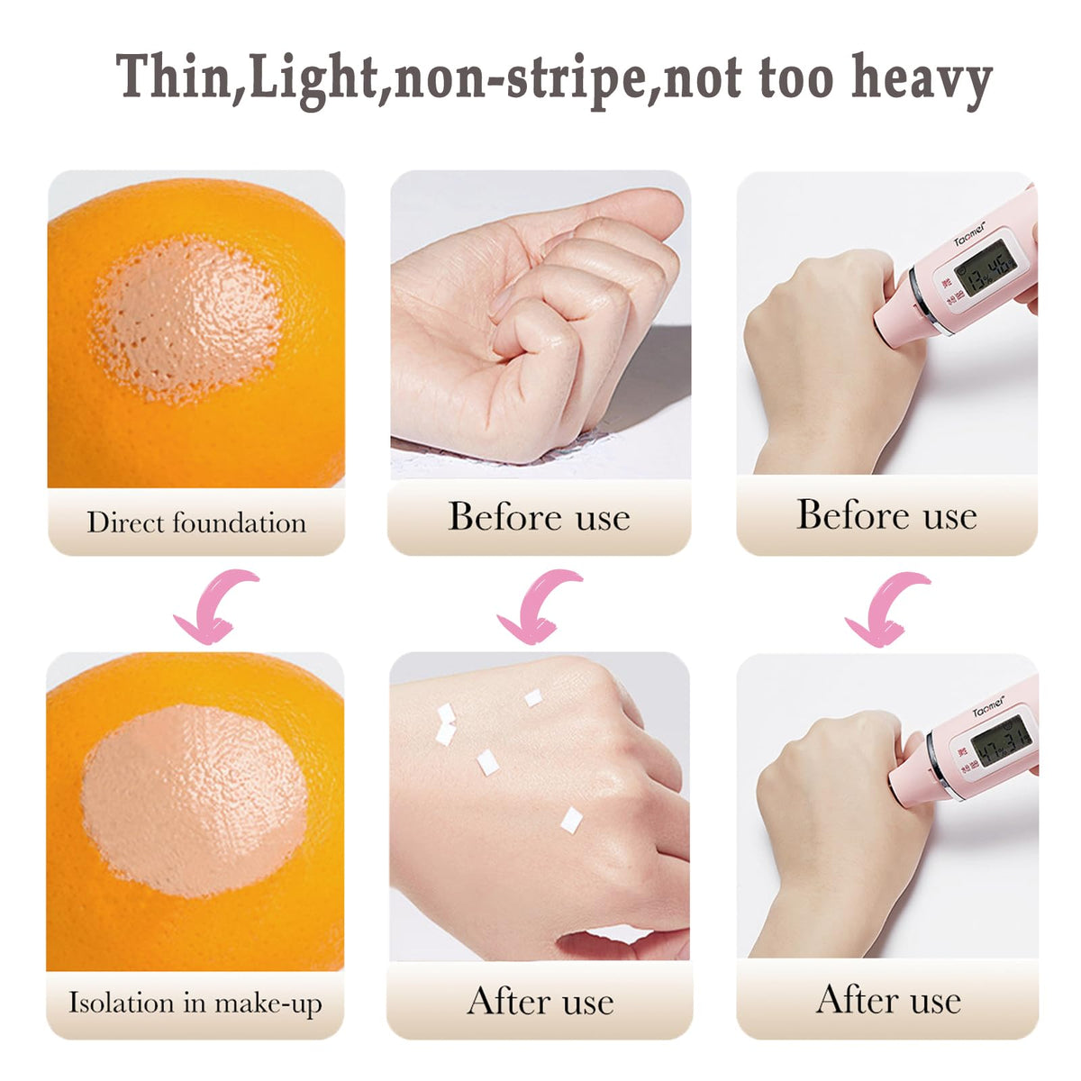 Xiuxixu Face Primer 3-in-1 SPF 50 swatch