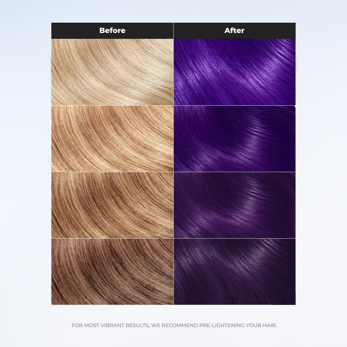 XMONDO Amethyst Depositing Mask application on hair