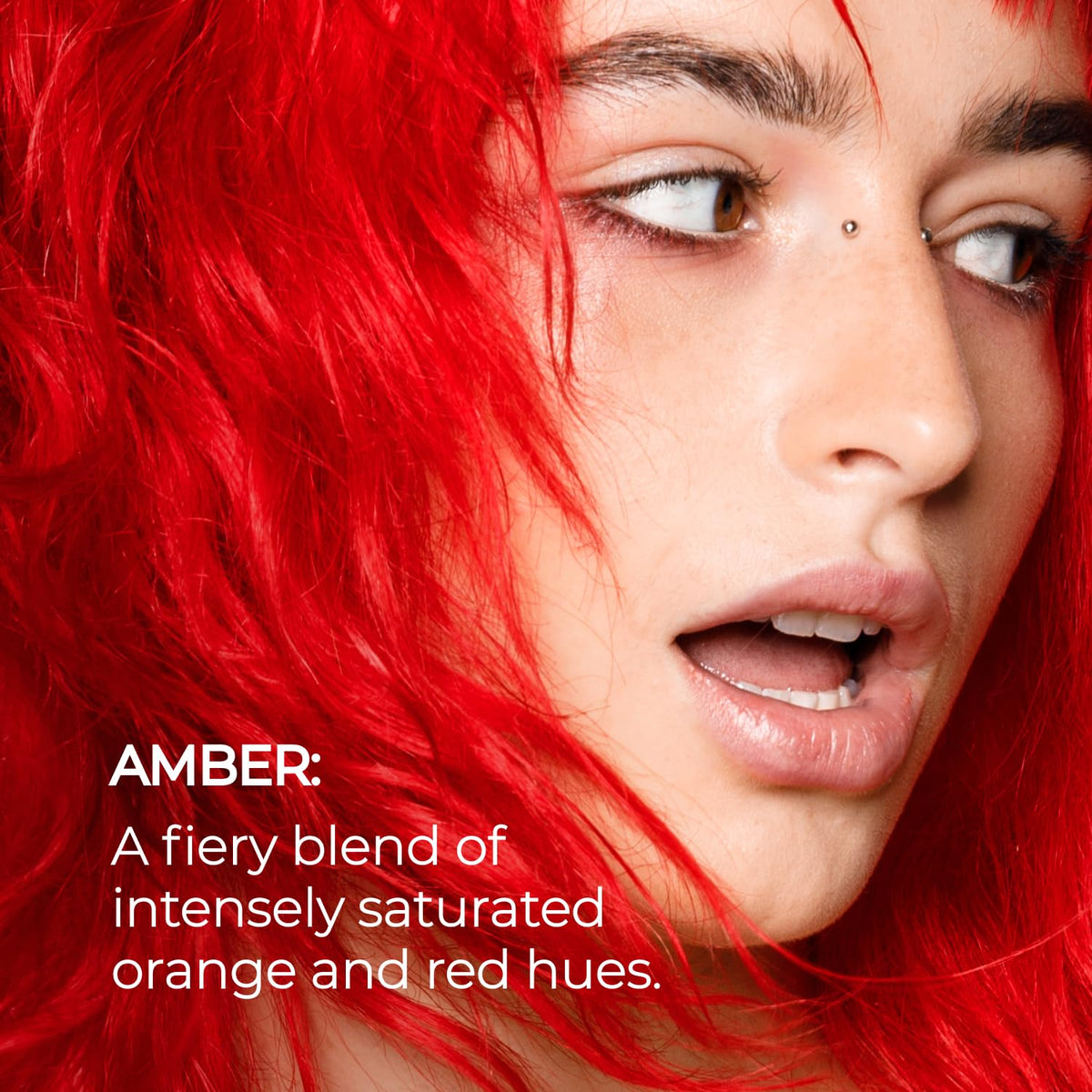 XMONDO Color Amber Depositing Mask side view showing packaging details