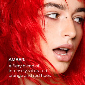 XMONDO Color Amber Depositing Mask side view showing packaging details